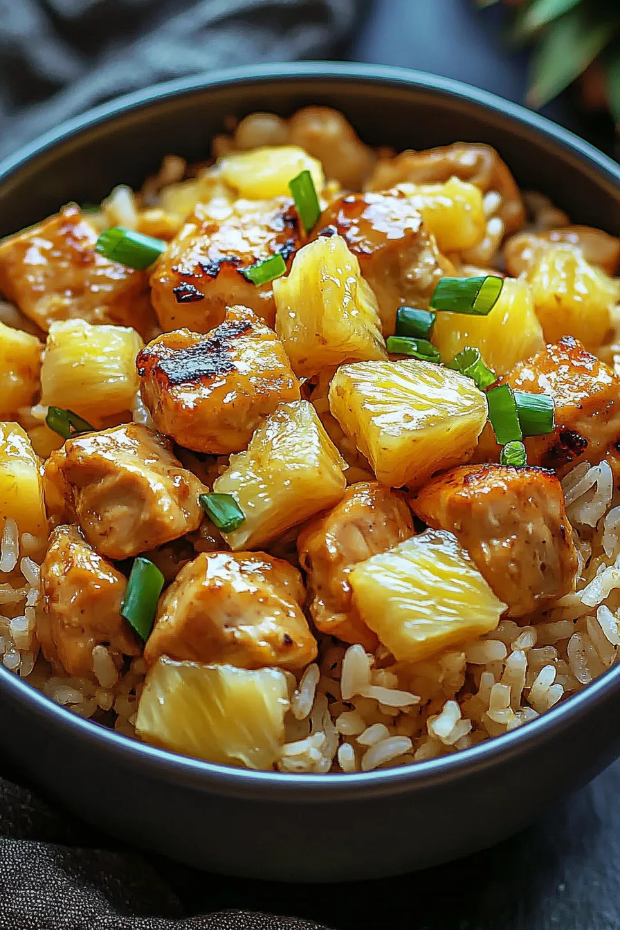 Pineapple Chicken and Rice