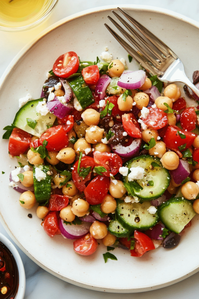 Mediterranean Chickpea Salad