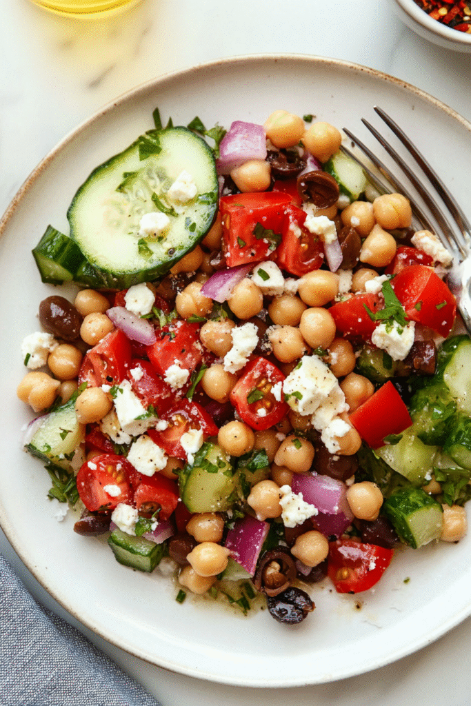 Mediterranean Chickpea Salad Recipe