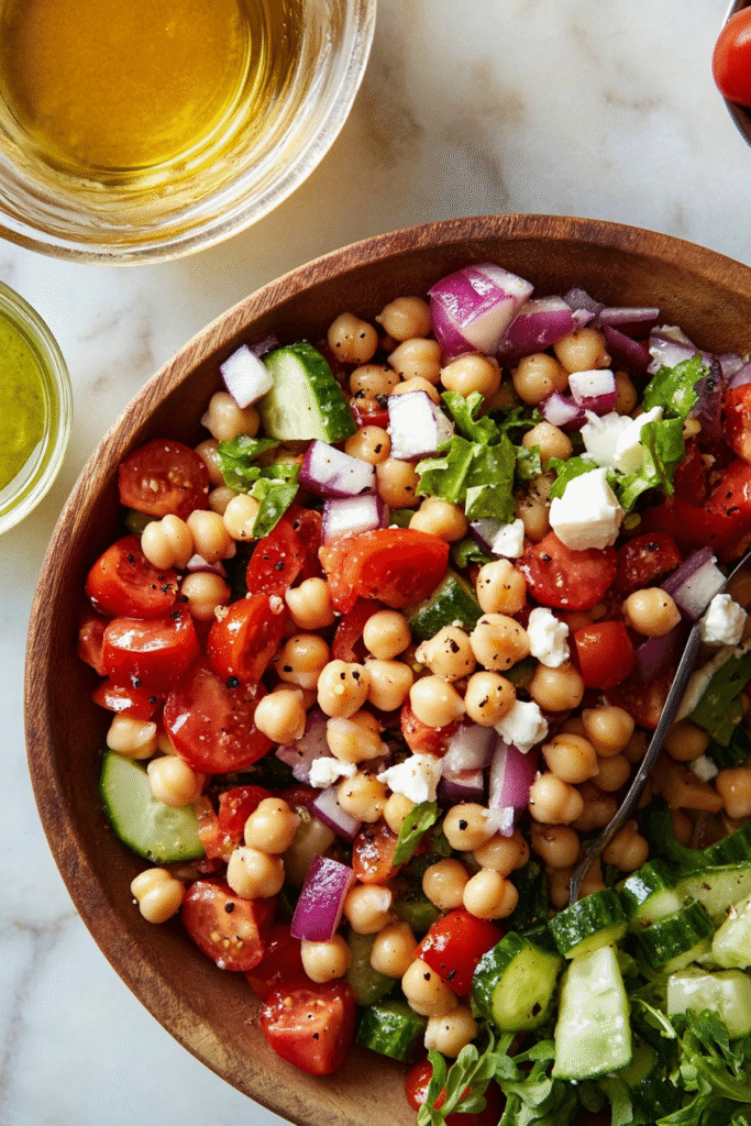 Mediterranean Chickpea Salad Recipe