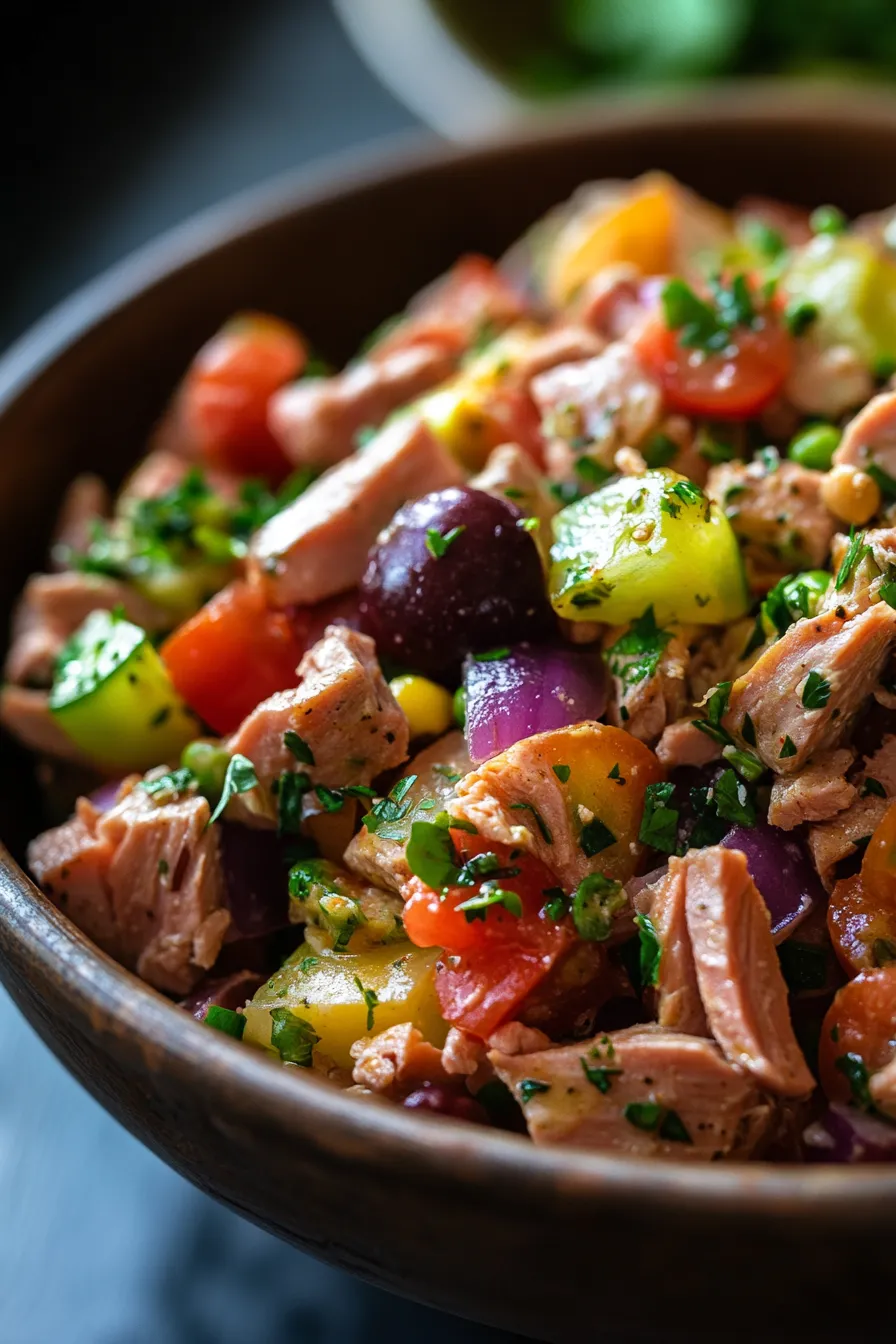 Mediterranean Tuna Salad