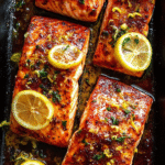 Baked Lemon Garlic Salmon Recipe