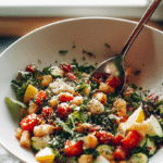 Greek Salad with Lemon-Herb Dressing