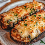 Spinach and Feta Stuffed Portobello Mushrooms