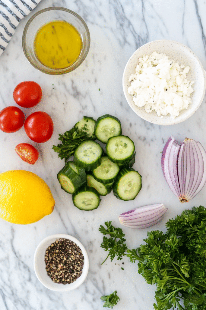 Meal prepped Mediterranean Tuna Salad in storage containers