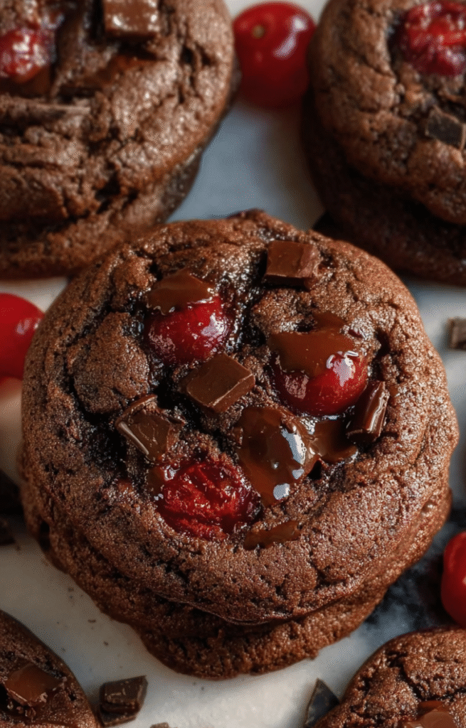 Chocolate Cherry Cookies