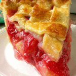Delicious Strawberry Rhubarb Pie Filling Ready to Serve