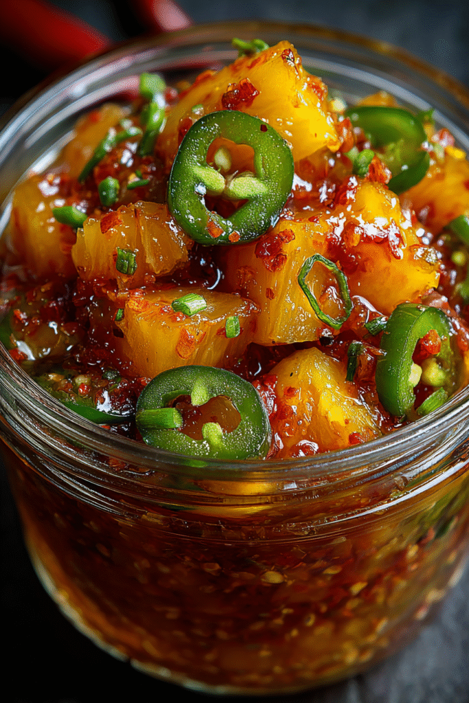 Spicy Pineapple Jalapeño Chutney recipe