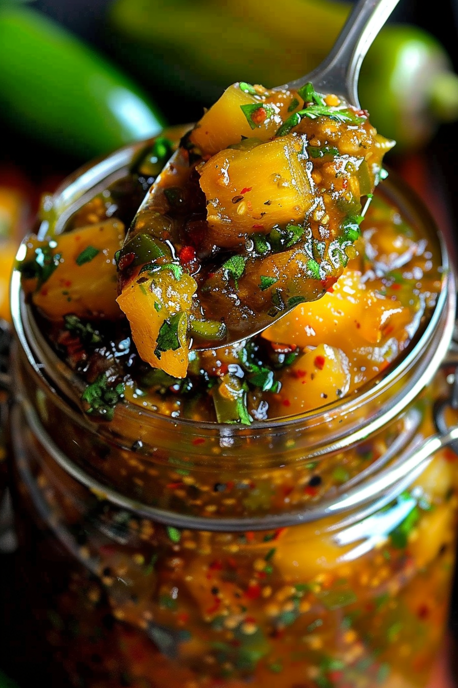 Spicy Pineapple Jalapeño Chutney