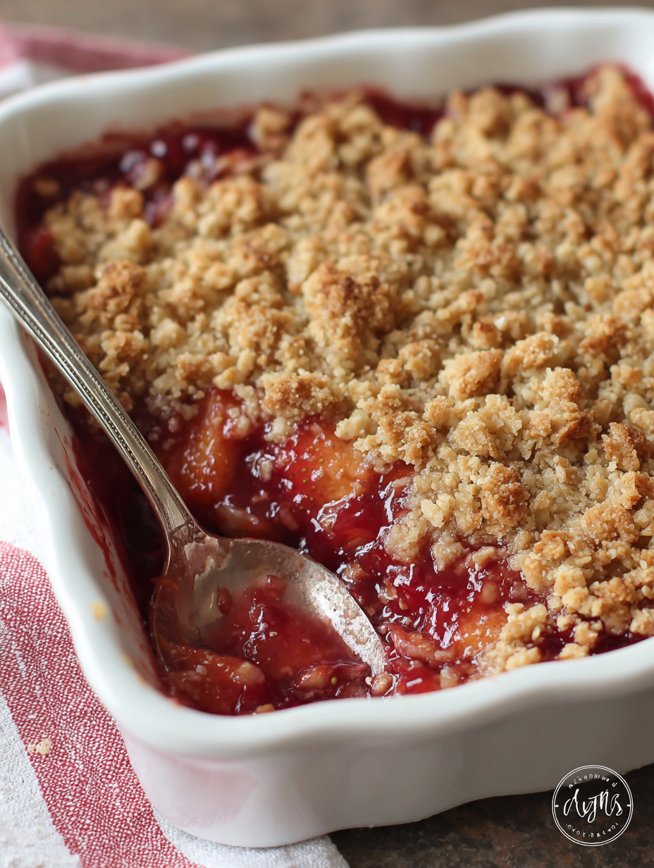 Strawberry Rhubarb Crumble recipe