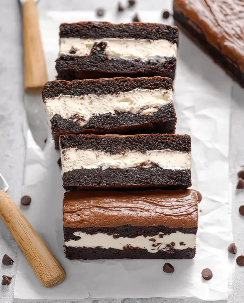 Delicious Brownie Ice Cream Sandwiches Ready to Enjoy