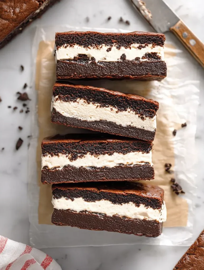 Delicious Brownie Ice Cream Sandwiches Ready to Enjoy
