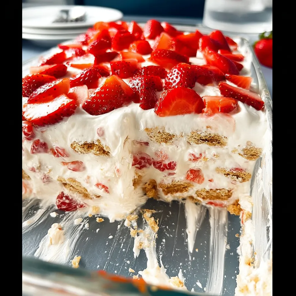 Strawberry Icebox Cake