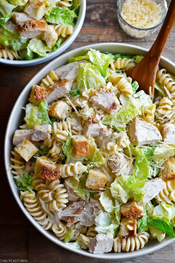 Mouthwatering Chicken Caesar Pasta Salad