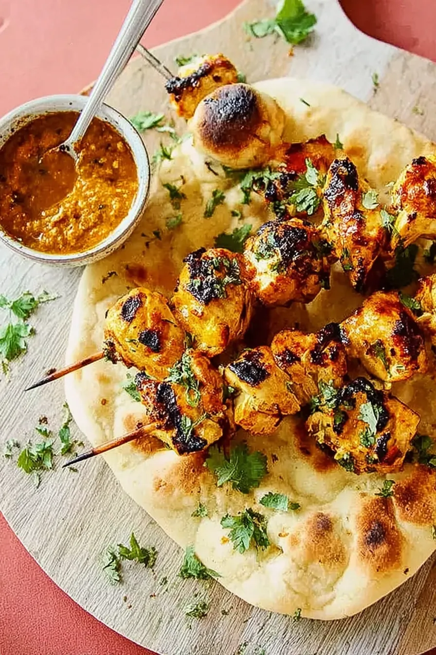 Delicious Air Fryer Chicken Tikka Kebabs Ready to Serve