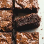Decadent Better than Box Mix Brownies Plated