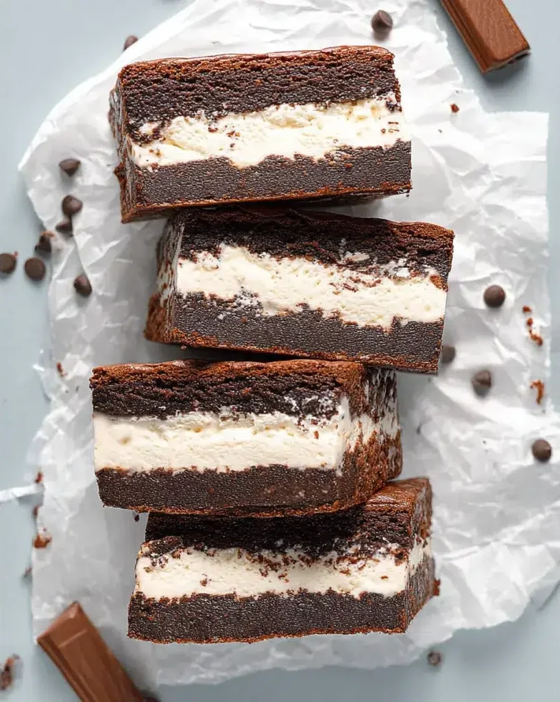 Decadent Brownie Ice Cream Sandwiches Ready to Devour