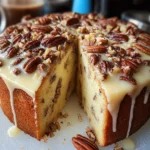 Delicious Butter Pecan Pound Cake Slices