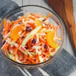 Colorful Carrot Apple Salad Ready to Enjoy