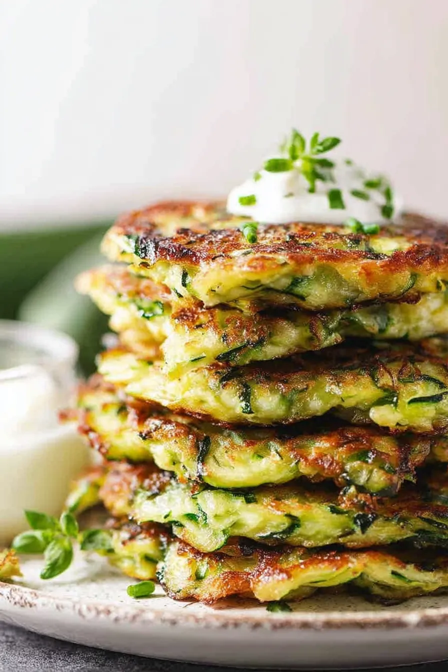 Crispy Zucchini Fritters Recipe