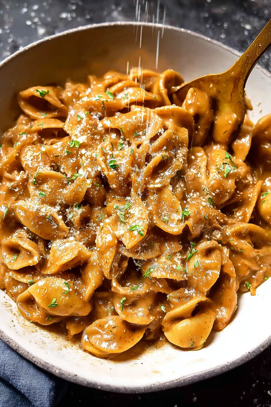 French Onion Pasta