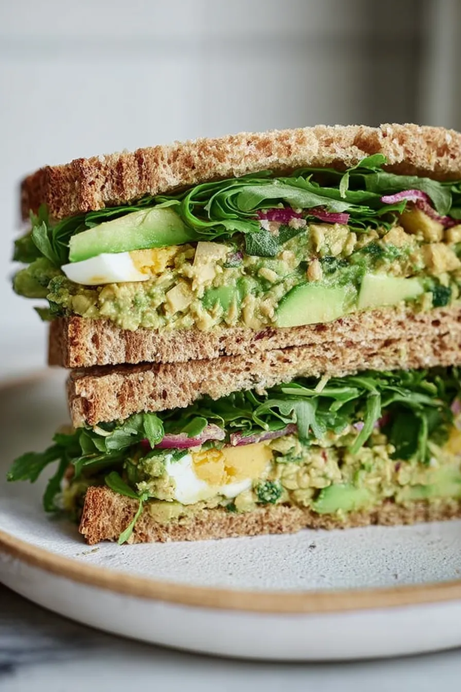 Green Goddess Salad Sandwich