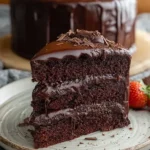 Decadent Matilda’s Chocolate Cake Ready to Serve