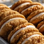 Oatmeal Sandwich Cookies Freshly Baked and Ready to Enjoy
