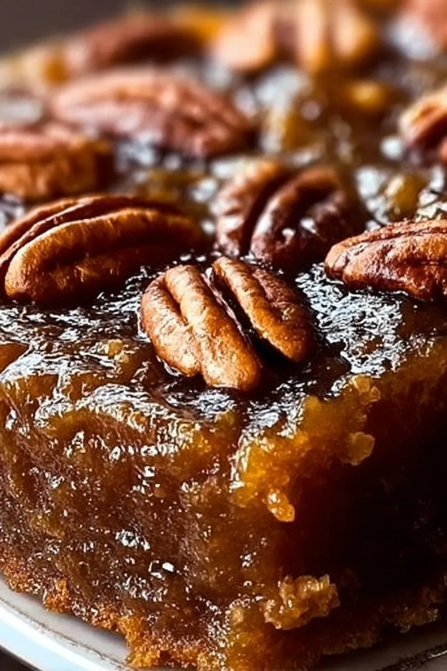 Pecan Upside Down Cake