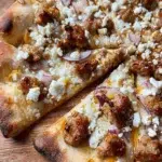 Sausage Feta Honey Pizza - A Delicious Slice