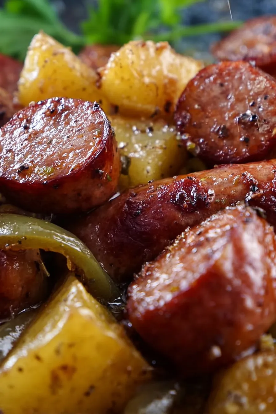 Sheet Pan Sausage and Potatoes